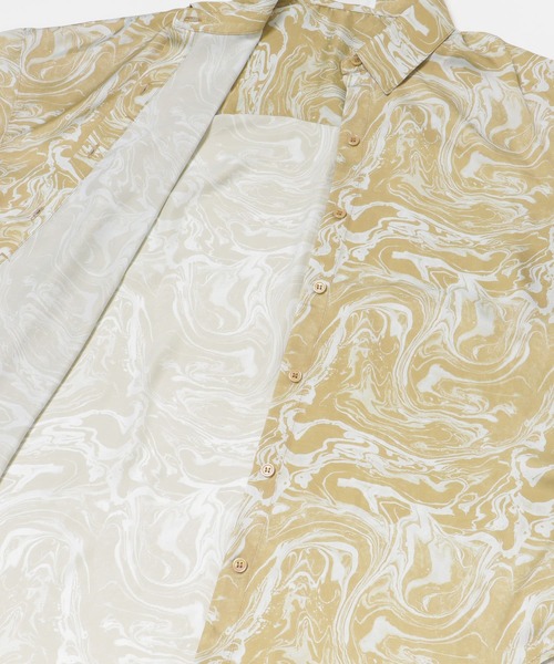 SENSE OF PLACE by URBAN RESEARCH（センスオブプレイスバイアーバンリサーチ）の「マーブルシャツ（シャツ/ブラウス・レディース・ホワイト系その他/ベージュ系その他・ONE）」の17枚目の写真