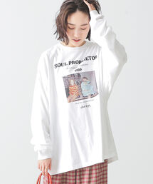 BEAMS LIGHTS | GOOD ROCK SPEED / ROBERTA A ロングスリーブ Tシャツ(Tシャツ/カットソー)