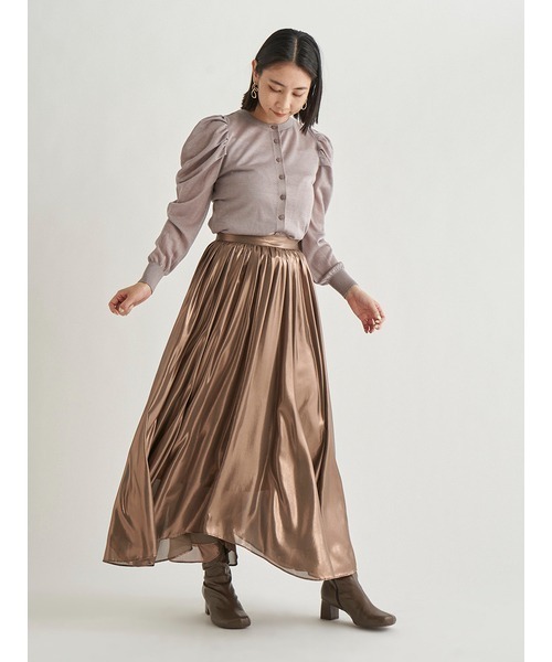 SNIDEL(スナイデル)の「スパークルシアーカーディガン(ニット/セーター・レディース・ライトブルー/ラベンダー/ブラック・FREE)」の16枚目の写真