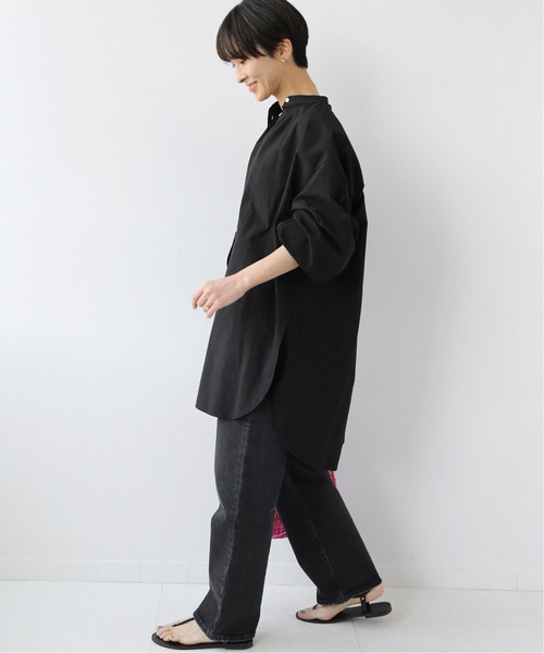 JOURNAL STANDARD relume（ジャーナルスタンダード　レリューム）の「コットンタイプライターギャザーブラウス◆（シャツ/ブラウス・レディース・ホワイト/ブラック/ブルー・FREE）」の5枚目の写真