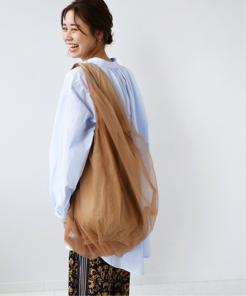 JOURNAL STANDARD relume（ジャーナルスタンダード　レリューム）の「コットンタイプライターギャザーブラウス◆（シャツ/ブラウス・レディース・ホワイト/ブラック/ブルー・FREE）」の18枚目の写真