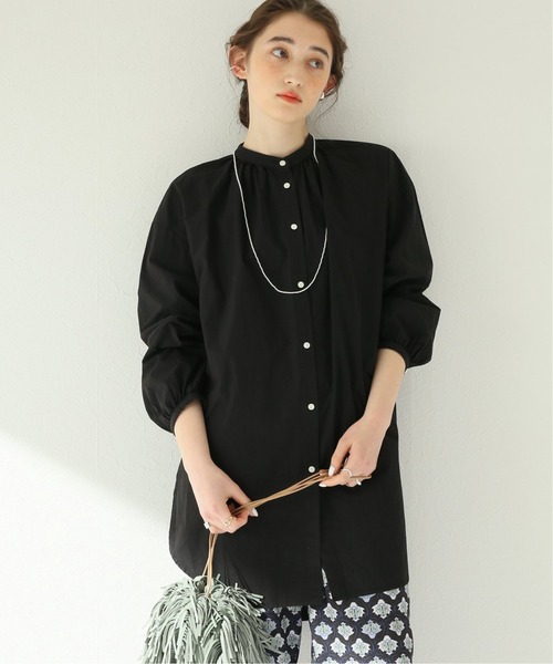 JOURNAL STANDARD relume（ジャーナルスタンダード　レリューム）の「コットンタイプライターギャザーブラウス◆（シャツ/ブラウス・レディース・ホワイト/ブラック/ブルー・FREE）」の22枚目の写真