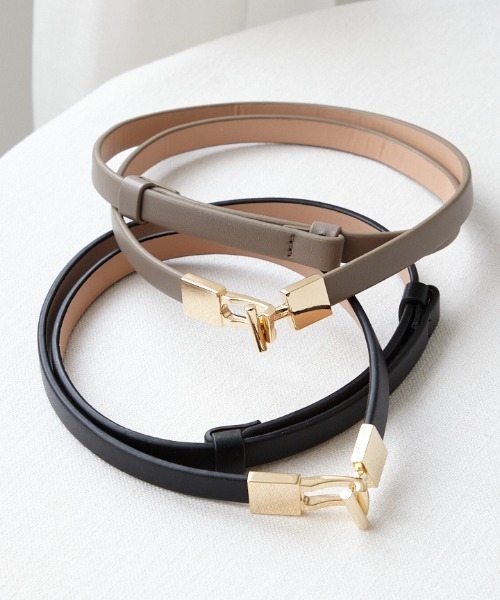 HERMES・ストリエ スクエアバックル　ベルト ベルトバックル 《Hストリエ》 & レザーベルト 32 mm | Hermès