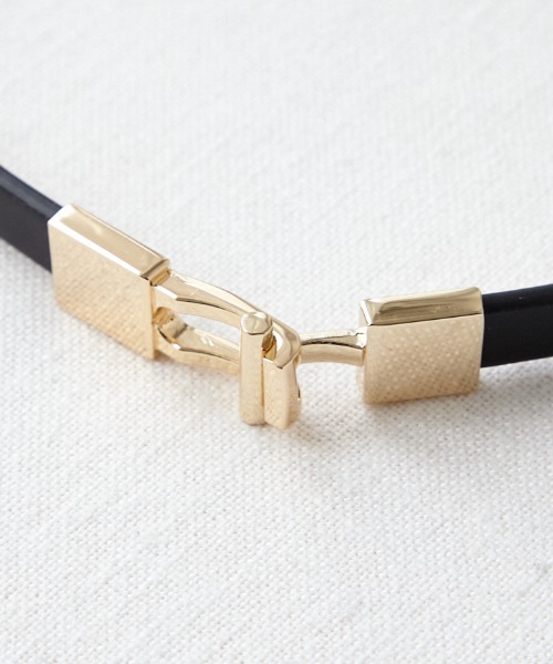 AIMER（エメ）の「スクエアバックルスライド式ベルト（ベルト・レディース・ダークグレー/グレイッシュベージュ/ブラック・FREE）」の8枚目の写真