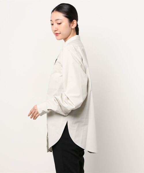 3.1 Phillip Lim（スリーワンフィリップリム）の「3.1 PHILLIP LIM / ギャザースリーブシャツ（シャツ/ブラウス・レディース・ライトベージュ・0）」の2枚目の写真