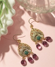 バイカラージュエルピアス