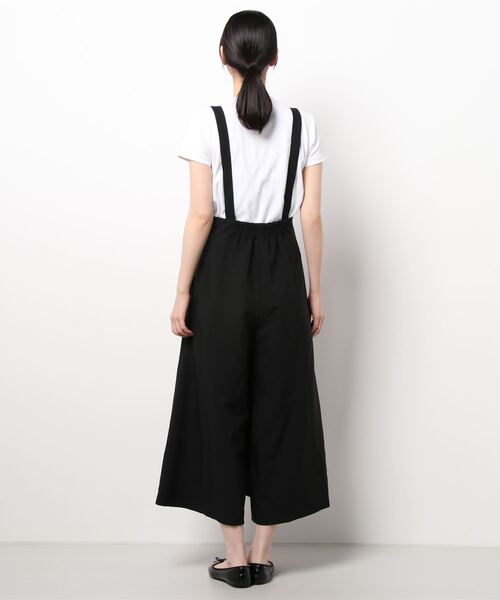 NICOLE white（ニコルホワイト）の「サス付ワイドパンツ（その他パンツ・レディース・ブラック/ブラウン/グレー・FREE）」の4枚目の写真