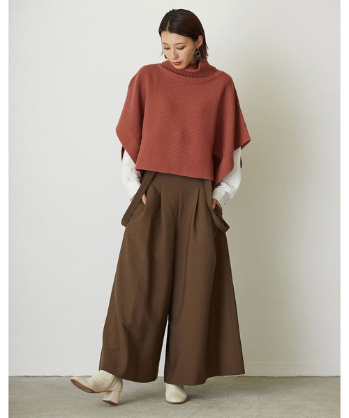 NICOLE white（ニコルホワイト）の「サス付ワイドパンツ（その他パンツ・レディース・ブラック/ブラウン/グレー・FREE）」の19枚目の写真