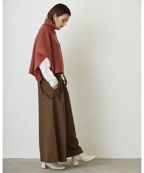 NICOLE white（ニコルホワイト）の「サス付ワイドパンツ（その他パンツ・レディース・ブラック/ブラウン/グレー・FREE）」の20枚目の写真