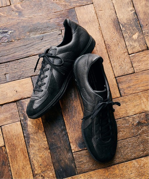 REPRODUCTION OF FOUND(リプロダクションオブファウンド)の「【REPRODUCTION OF FOUND】 別注 ジャーマントレーナー(スニーカー・メンズ・ホワイト/ブラック・40/41/42/43)」の2枚目の写真