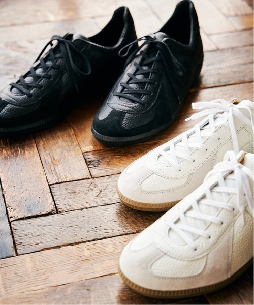 REPRODUCTION OF FOUND(リプロダクションオブファウンド)の「【REPRODUCTION OF FOUND】 別注 ジャーマントレーナー(スニーカー・メンズ・ホワイト/ブラック・40/41/42/43)」の6枚目の写真