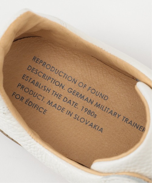 REPRODUCTION OF FOUND(リプロダクションオブファウンド)の「【REPRODUCTION OF FOUND】 別注 ジャーマントレーナー(スニーカー・メンズ・ホワイト/ブラック・40/41/42/43)」の15枚目の写真