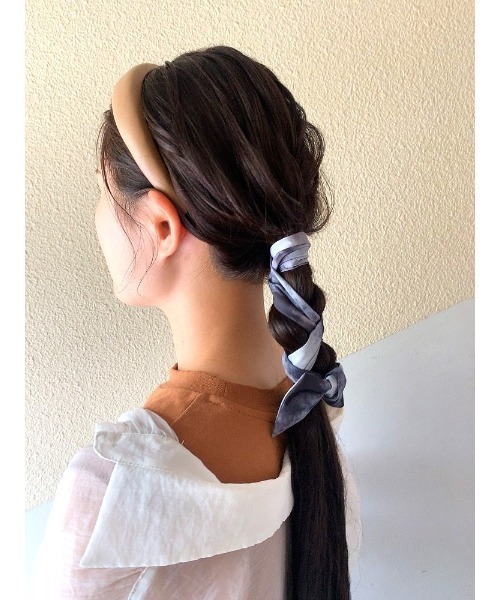 mou(モウ)の「マーブル柄ヘアリボン(その他ヘアアクセサリー・レディース・ブラック/ベージュ/ピンク・FREE)」の14枚目の写真