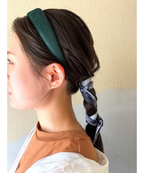 mou(モウ)の「マーブル柄ヘアリボン(その他ヘアアクセサリー・レディース・ブラック/ベージュ/ピンク・FREE)」の15枚目の写真