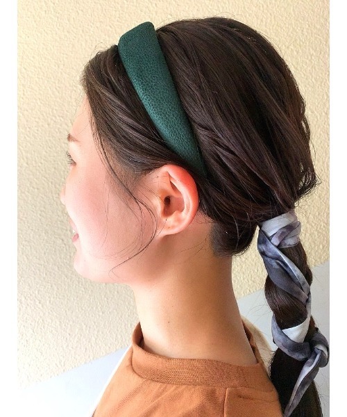 mou(モウ)の「マーブル柄ヘアリボン(その他ヘアアクセサリー・レディース・ブラック/ベージュ/ピンク・FREE)」の18枚目の写真