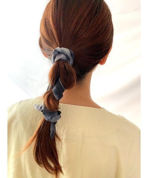 mou(モウ)の「マーブル柄ヘアリボン(その他ヘアアクセサリー・レディース・ブラック/ベージュ/ピンク・FREE)」の9枚目の写真