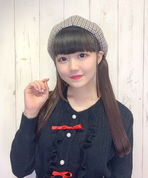 paravion（パラビオン）の「K/ガンクラブチェックベレー（ハンチング/ベレー帽・レディース・ベージュ/オフホワイト・ONESIZE）」の4枚目の写真