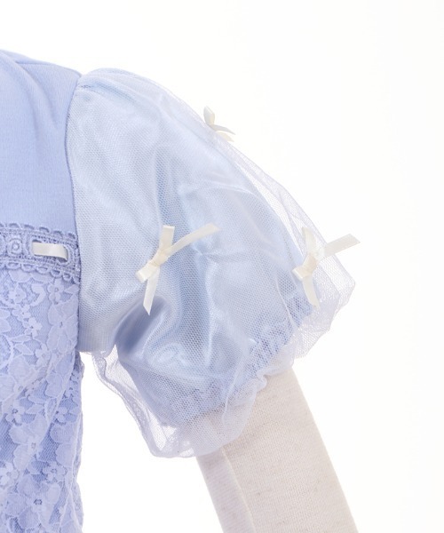 axes femme(アクシーズファム)の「レース×チュールドレスOP(ドレス・キッズ・ピンク/ブルー・SMALL/MEDIUM/LARGE/X-LARGE)」の17枚目の写真
