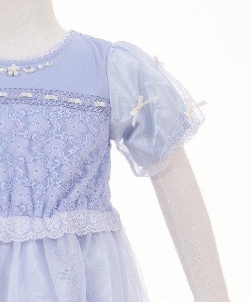 axes femme(アクシーズファム)の「レース×チュールドレスOP(ドレス・キッズ・ピンク/ブルー・SMALL/MEDIUM/LARGE/X-LARGE)」の16枚目の写真