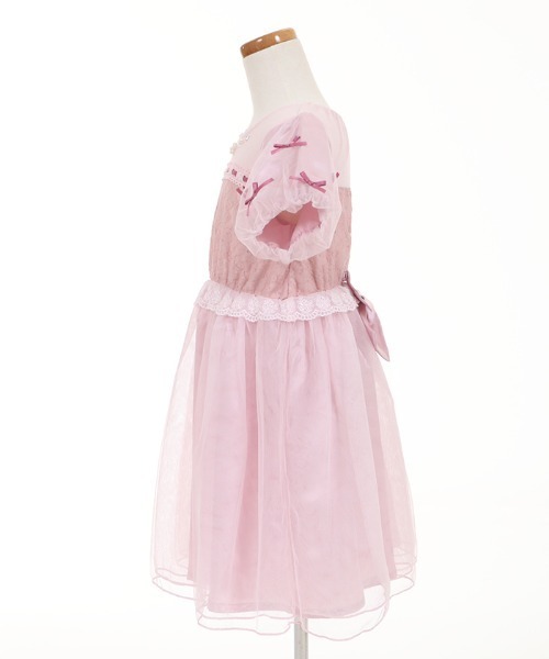 axes femme(アクシーズファム)の「レース×チュールドレスOP(ドレス・キッズ・ピンク/ブルー・SMALL/MEDIUM/LARGE/X-LARGE)」の14枚目の写真