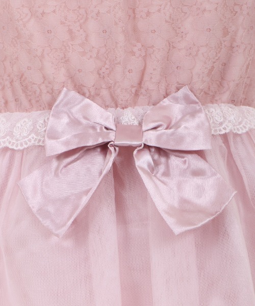 axes femme(アクシーズファム)の「レース×チュールドレスOP(ドレス・キッズ・ピンク/ブルー・SMALL/MEDIUM/LARGE/X-LARGE)」の7枚目の写真