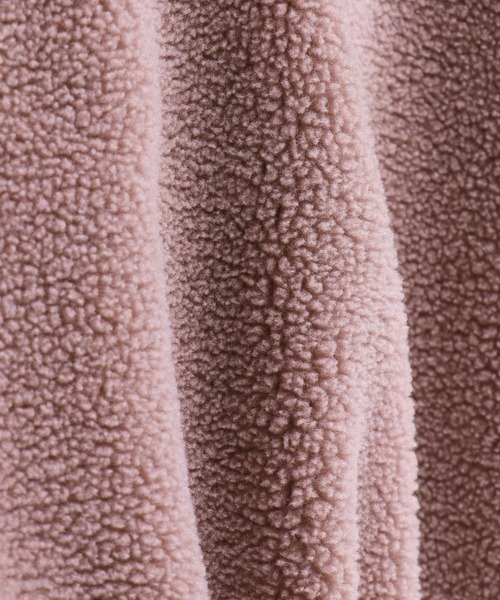 BRANSHES（ブランシェス）の「ノーカラーボアブルゾン（ブルゾン・キッズ・ブラウン/ピンクベージュ/アイボリー・90cm/110cm/100cm/120cm/130cm/140cm/150cm）」の9枚目の写真