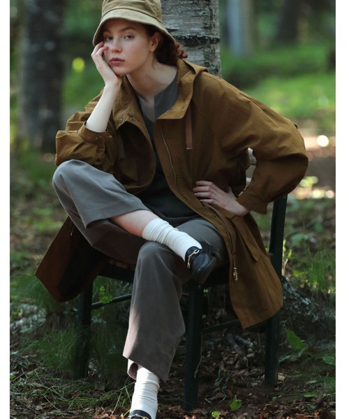 human woman（ヒューマンウーマン）の「◆エアーコールパンツ（その他パンツ・レディース・ダークベージュ/ネイビー・LARGE/SMALL/MEDIUM）」の2枚目の写真