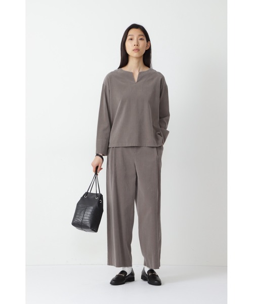 human woman（ヒューマンウーマン）の「◆エアーコールパンツ（その他パンツ・レディース・ダークベージュ/ネイビー・LARGE/SMALL/MEDIUM）」の4枚目の写真