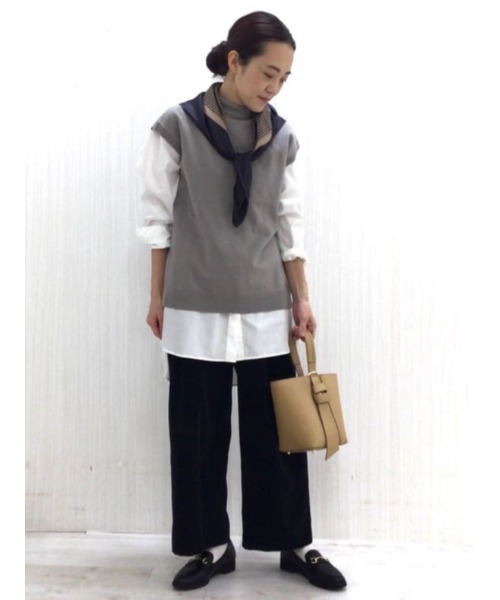 human woman（ヒューマンウーマン）の「◆エアーコールパンツ（その他パンツ・レディース・ダークベージュ/ネイビー・LARGE/SMALL/MEDIUM）」の17枚目の写真