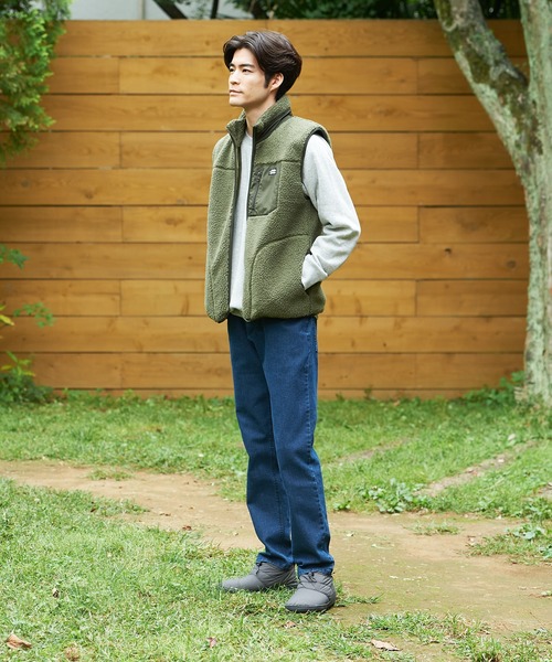 OUTDOOR PRODUCTS/アウトドアプロダクツ】防風ボアベスト ユニセックス