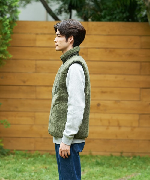 OUTDOOR PRODUCTS/アウトドアプロダクツ】防風ボアベスト ユニセックス