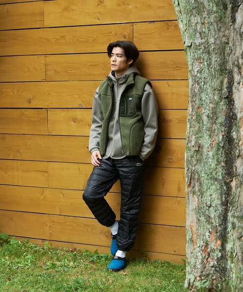 OUTDOOR PRODUCTS(アウトドアプロダクツ)の「【OUTDOOR PRODUCTS/アウトドアプロダクツ】防風ボアベスト ユニセックス ワンポイントブランドロゴ(ブルゾン・メンズ・オフホワイト/アイボリー/ベージュ/カーキ・SMALL/LARGE/X-LARGE/MEDIUM)」の11枚目の写真