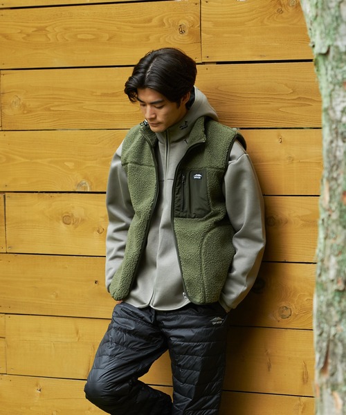 OUTDOOR PRODUCTS/アウトドアプロダクツ】防風ボアベスト ユニセックス