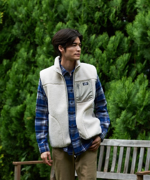 OUTDOOR PRODUCTS/アウトドアプロダクツ】防風ボアベスト ユニセックス