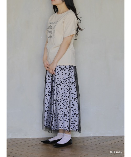 Disney(ディズニー)の「101匹わんちゃん/ダルメシアンプリントTシャツ(Tシャツ/カットソー・レディース・ブラック/ベージュ/オフホワイト・FREE)」の10枚目の写真