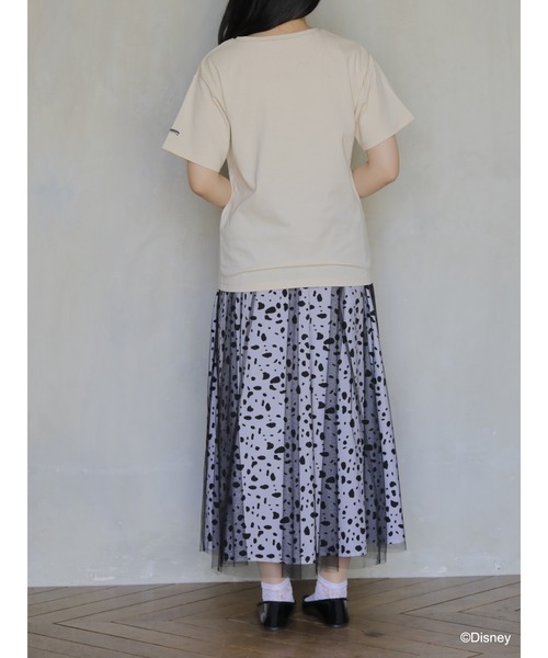 Disney(ディズニー)の「101匹わんちゃん/ダルメシアンプリントTシャツ(Tシャツ/カットソー・レディース・ブラック/ベージュ/オフホワイト・FREE)」の12枚目の写真