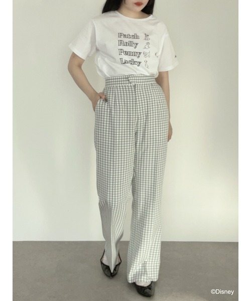 Disney(ディズニー)の「101匹わんちゃん/ダルメシアンプリントTシャツ(Tシャツ/カットソー・レディース・ブラック/ベージュ/オフホワイト・FREE)」の17枚目の写真