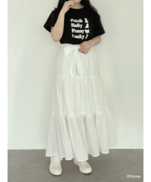Disney(ディズニー)の「101匹わんちゃん/ダルメシアンプリントTシャツ(Tシャツ/カットソー・レディース・ブラック/ベージュ/オフホワイト・FREE)」の20枚目の写真