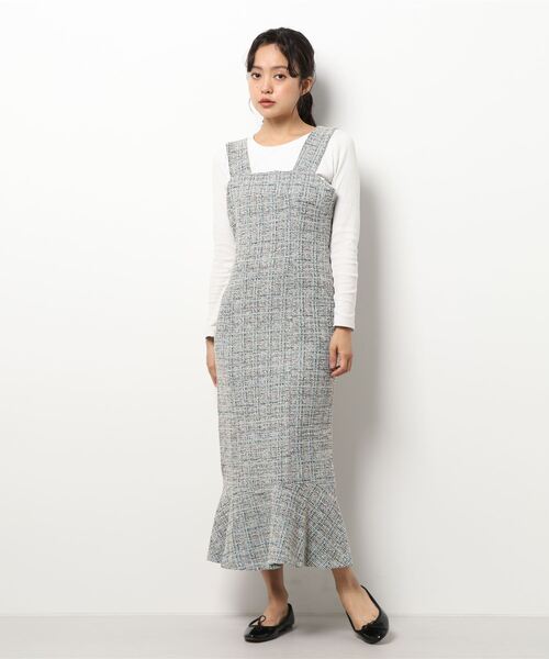 アルマーニジーンズ　ツイード　ワンピース アルマーニジーンズツイードワンピース