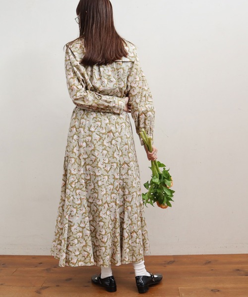 fig London(フィグロンドン)の「ROSE mermaid SK(スカート・レディース・ダークブラウン/グリーン・FREE)」の22枚目の写真