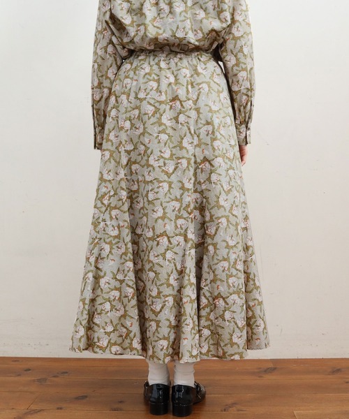 fig London(フィグロンドン)の「ROSE mermaid SK(スカート・レディース・ダークブラウン/グリーン・FREE)」の17枚目の写真