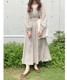 archives | 【web限定item】花柄長袖プリーツワンピース(ワンピース)