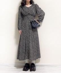 archives | 【web限定item】花柄長袖プリーツワンピース(ワンピース)