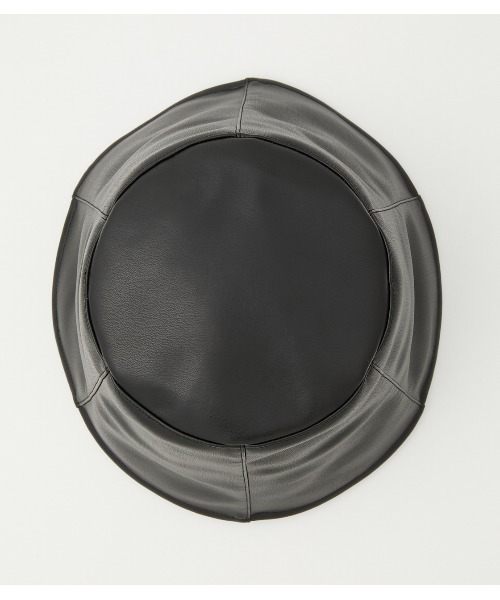 AZUL by moussy(アズールバイマウジー)の「FAUX LEATHER FLARE HAT/フェイクレザーフレアハット(ハット・レディース・ライトブラウン/ブラック・FREE)」の8枚目の写真