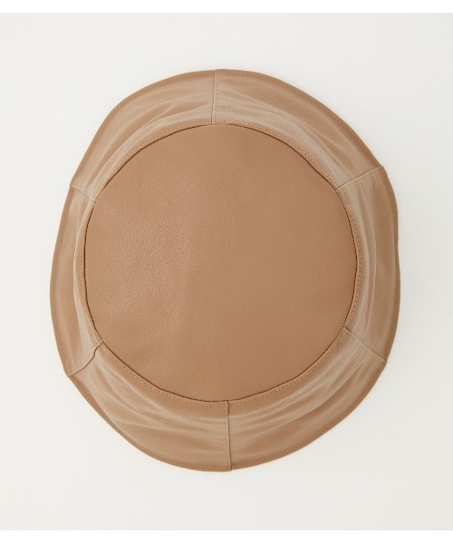 AZUL by moussy(アズールバイマウジー)の「FAUX LEATHER FLARE HAT/フェイクレザーフレアハット(ハット・レディース・ライトブラウン/ブラック・FREE)」の14枚目の写真