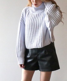 【oneway Jeans】バルキーショートニット