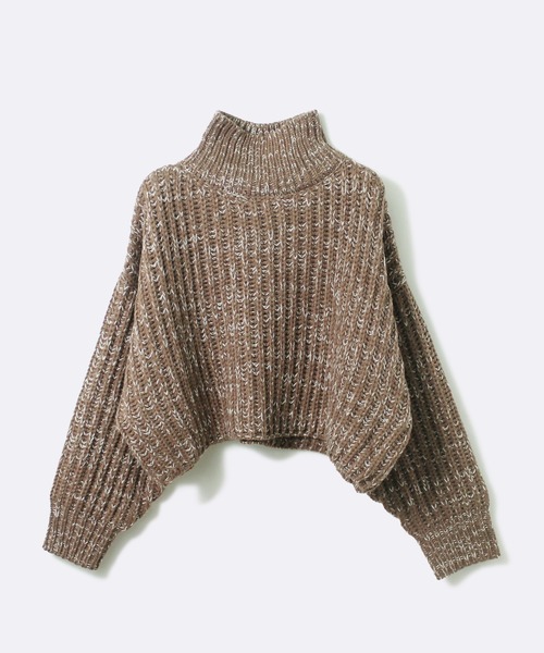 one way（ワンウェイ）の「【oneway Jeans】バルキーショートニット（ニット/セーター・レディース・ブラック/パープル/ブラウン系その他/ライトブラウン/ライトグレー/ライトブルー・FREE）」の16枚目の写真