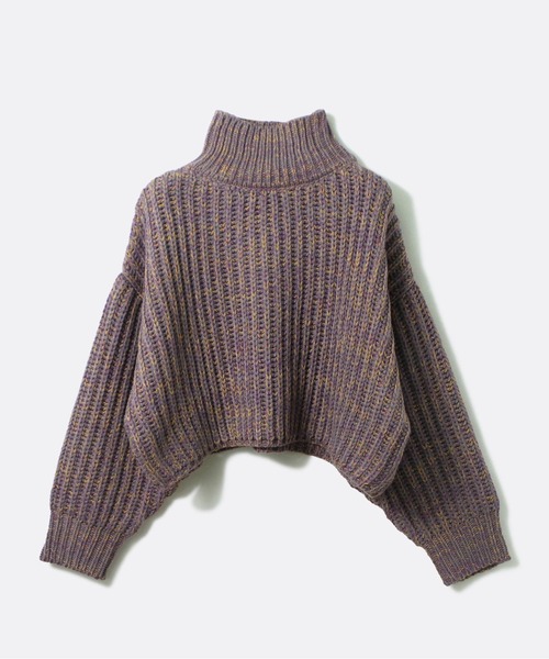 one way（ワンウェイ）の「【oneway Jeans】バルキーショートニット（ニット/セーター・レディース・ブラック/パープル/ブラウン系その他/ライトブラウン/ライトグレー/ライトブルー・FREE）」の17枚目の写真