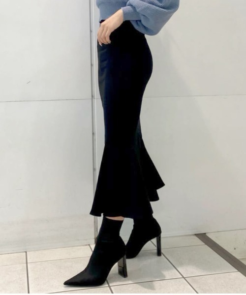 ROYAL PARTY(ロイヤルパーティー)の「【丈が選べる】ガムストレッチマーメイドスカート(スカート・レディース・ボルドー/ピンク/ブラック/ブルー・MEDIUM/SMALL)」の10枚目の写真