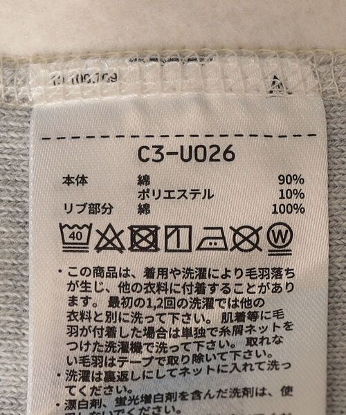 Champion（チャンピオン）の「Champion:〈ウォッシャブル〉リバースウィーブ クルーネック カレッジ ロゴ スウェット（スウェット・レディース・ナチュラル/ライトグレー・ONE SIZE）」の10枚目の写真